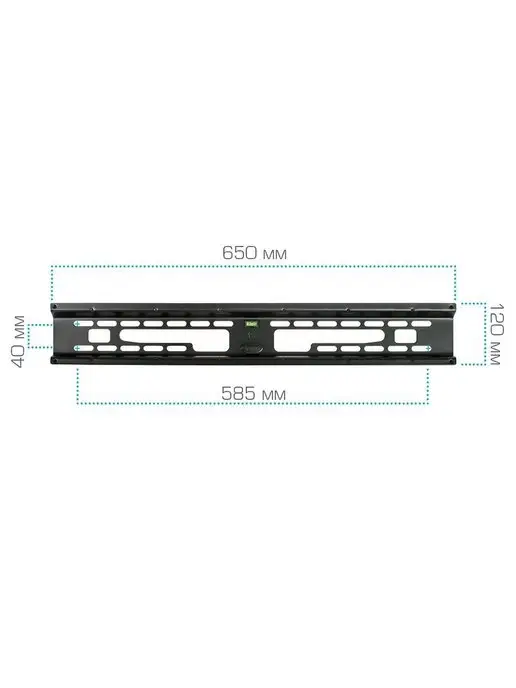 Kromax Кронштейн для телевизора 32"-90" настенный FLAT-1, черный, фото 4