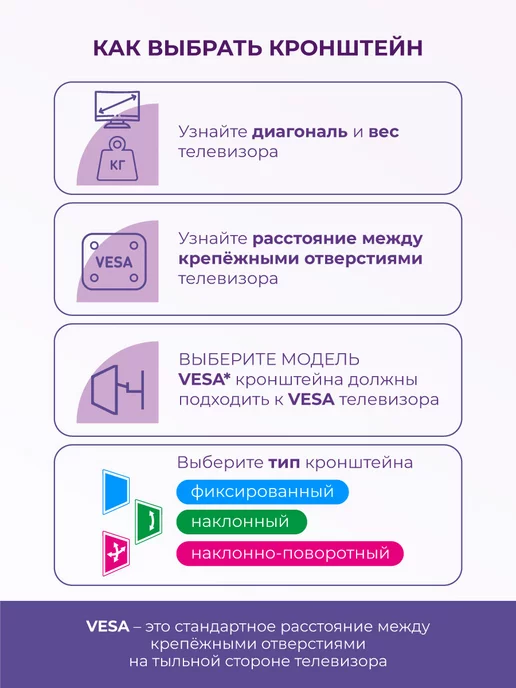Kromax Кронштейн для телевизора 15"-32" настенный VEGA-6, черный, фото 8