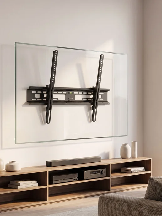 Kromax Кронштейн для телевизора 32"-90" настенный FLAT-2, черный, фото 8