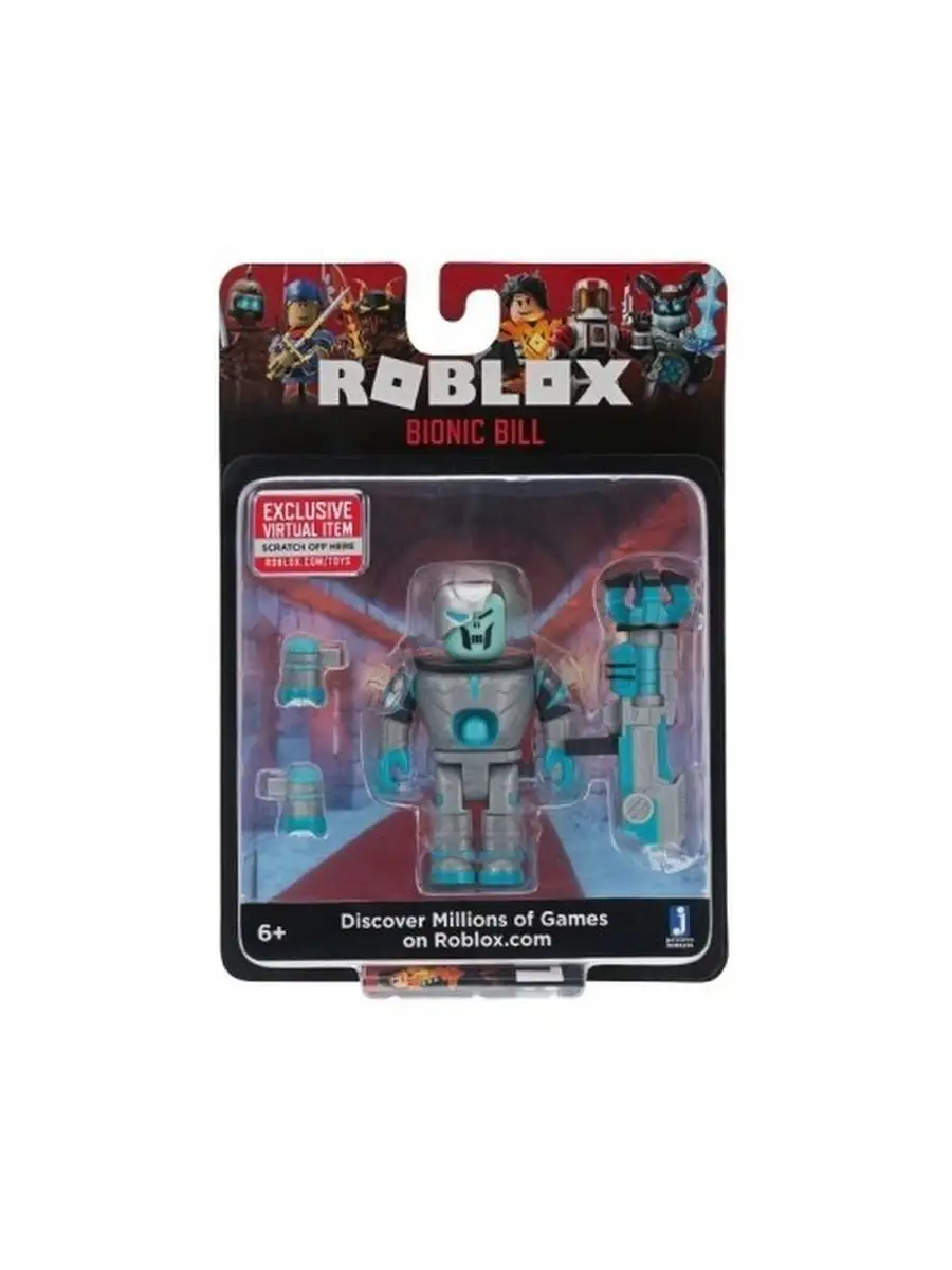 Роблокс фигурка с кодом Core Figures Bionic Bill W6 Roblox 97618256 купить  за 2 470 ₽ в интернет-магазине Wildberries