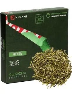 Японский зеленый чай Кукича Premium, 50 грамм KIWAMI 97632834 купить за 332 ₽ в интернет-магазине Wildberries