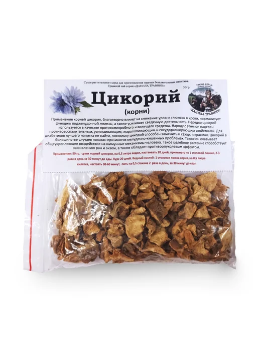 Мед и Конфитюр Цикорий натуральный 50 гр, 50 г, фото 7