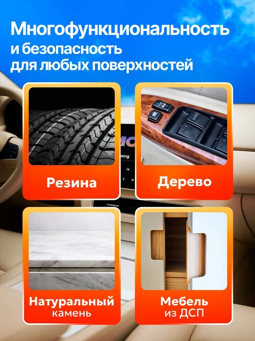 PLAK Полироль для пластика автомобиля 750 мл Ваниль, 750 мл, фото 7