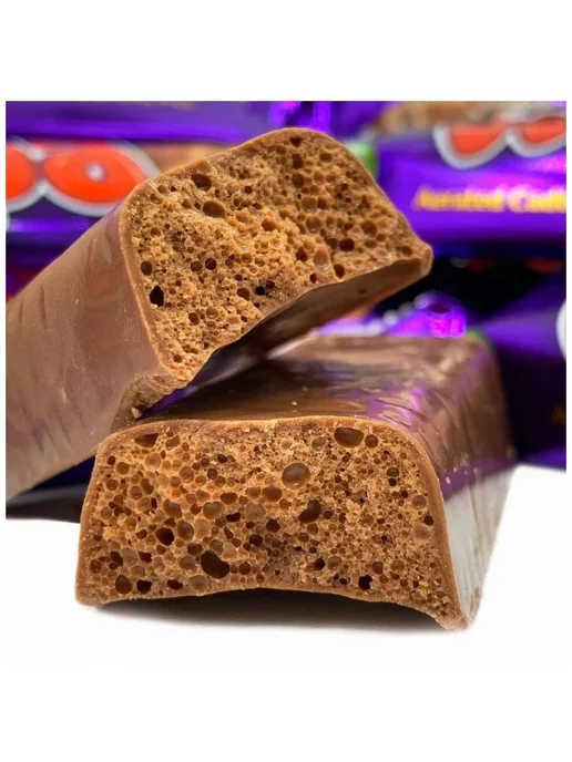 Cadbury Шоколадный батончик Wispa, воздушная Виспа 4 шт, 10 шт, фото 3