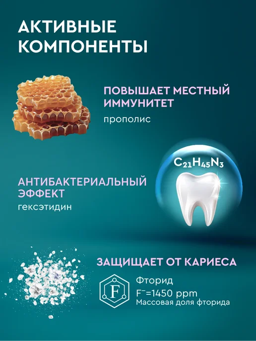 PRESIDENT Зубная паста от кариеса с фтором Exclusive, вариант, фото 6