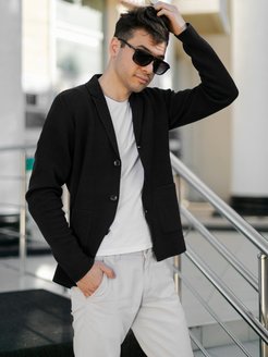 мужской серый пиджак кэжуал с чем носить | Дзен