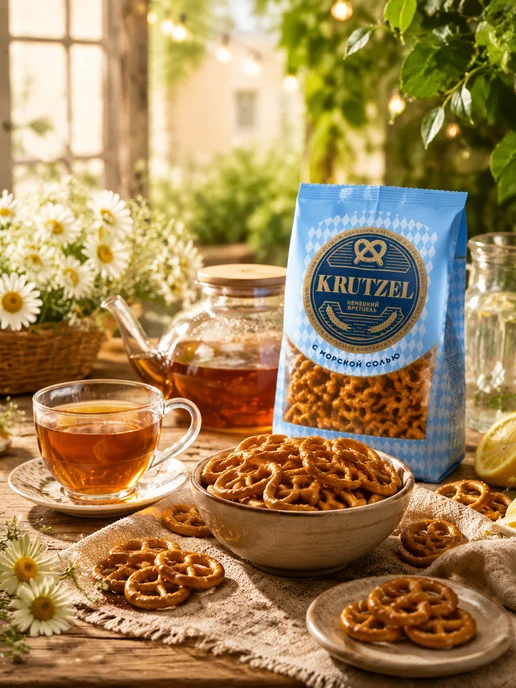 KDV Krutzel крендельки Бретцель с солью 2 шт, 2 шт, фото 4