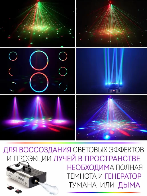Party Light Светомузыка для дома, черный, фото 4