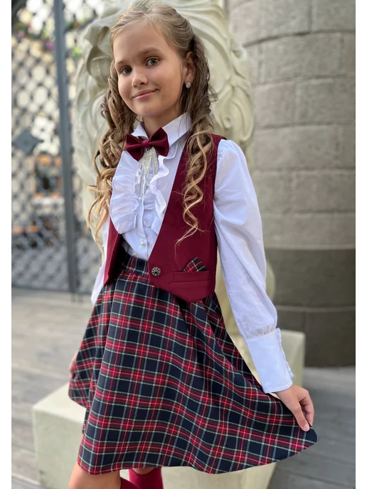 Olivi Classic Бабочка в школу и садик, красный, фото 4