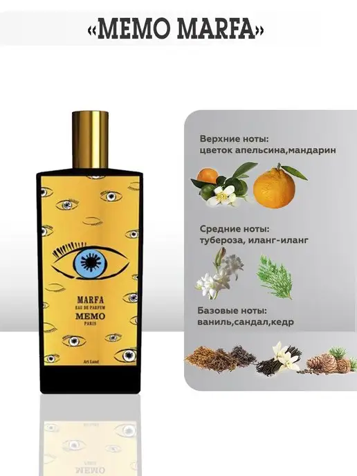 TATA PARFUM Memo Marfa Мемо Марфа, 4 мл, фото 2