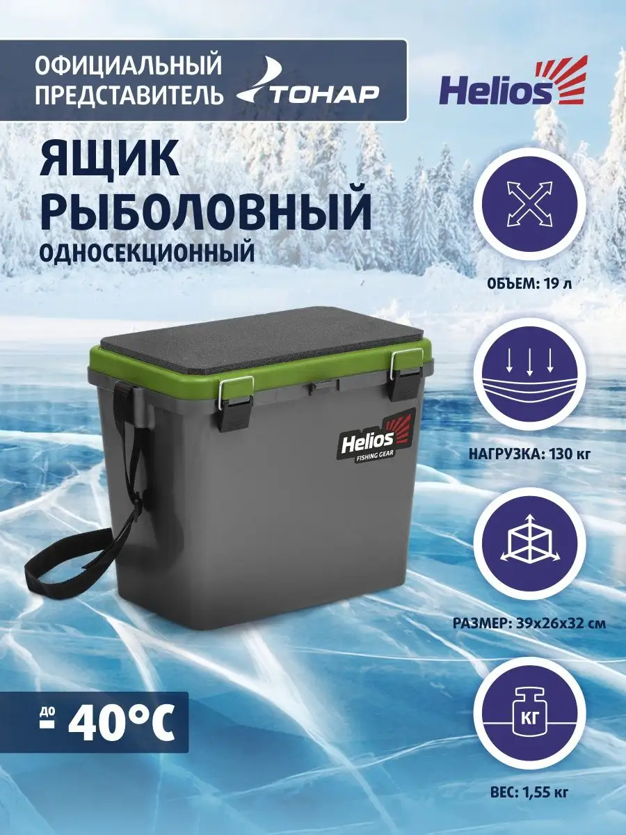 Уникальный рыболовный ящик IceBox для зимней рыбалки