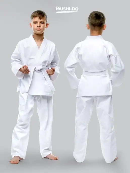 Bushi-Do Кимоно для карате спортивное, белый, фото 7