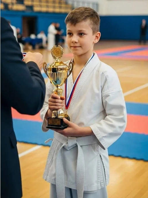 Bushi-Do Кимоно для карате спортивное, белый, фото 8