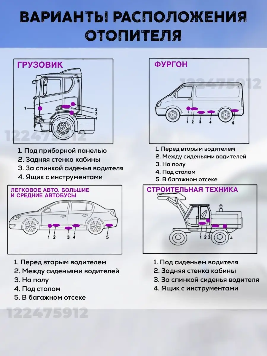 Автономный дизельный воздушный отопитель автосила pro 97855181 купить за 7  308 ₽ в интернет-магазине Wildberries