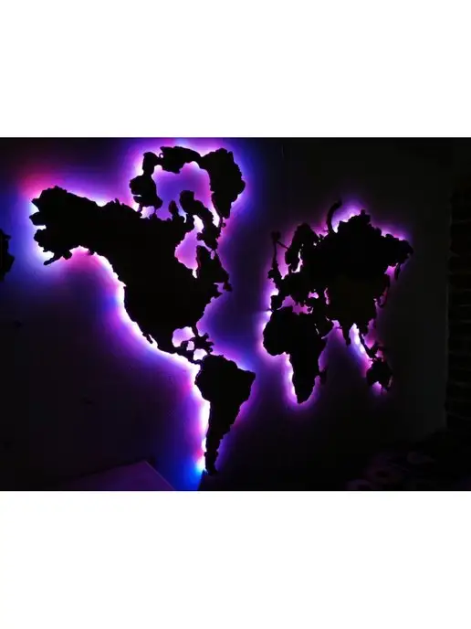 IGROF Светодиодная LED лента на батарейках с пультом, разноцветная, синий, фото 5