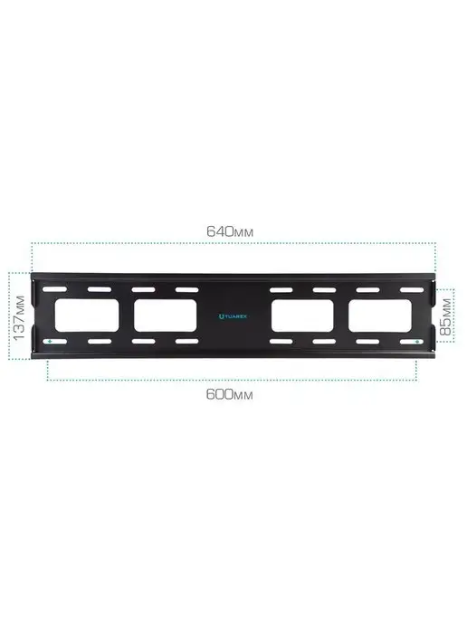 TUAREX Кронштейн для телевизора 32"-90" настенный OLIMP-201, черный, фото 5