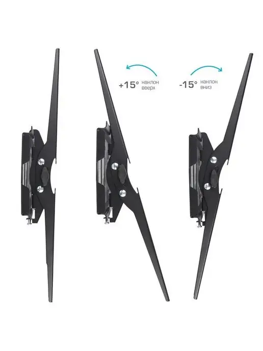 TUAREX Кронштейн для телевизора 32"-90" настенный OLIMP-202, черный, фото 4