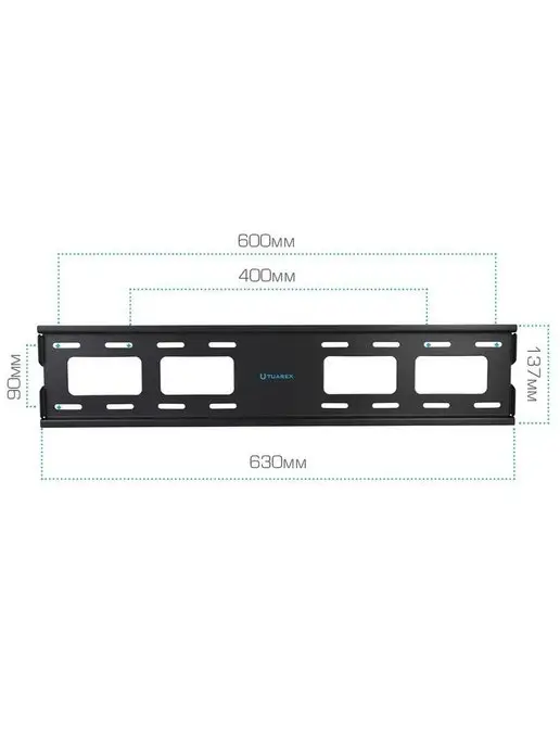 TUAREX Кронштейн для телевизора 32"-90" настенный OLIMP-202, черный, фото 6