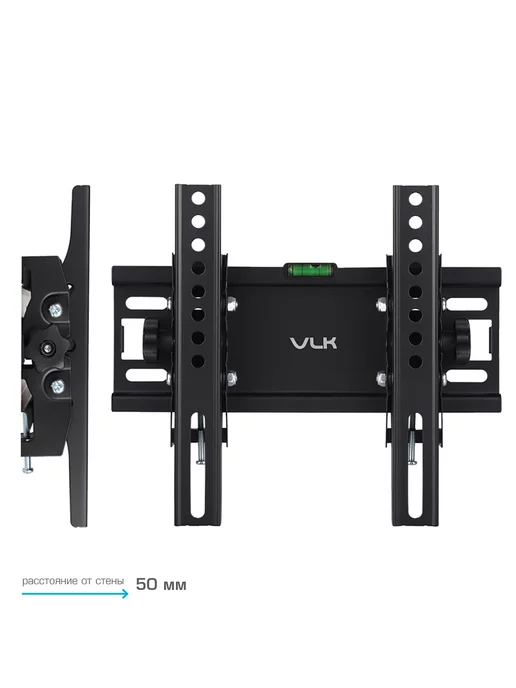 VLK Кронштейн для телевизора 15"-48" настенный TRENTO-38, черный, фото 5