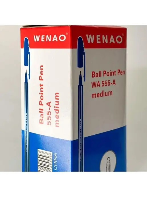 Ручки/Ручка шариковая/WENAO Ручка, синий, фото 2
