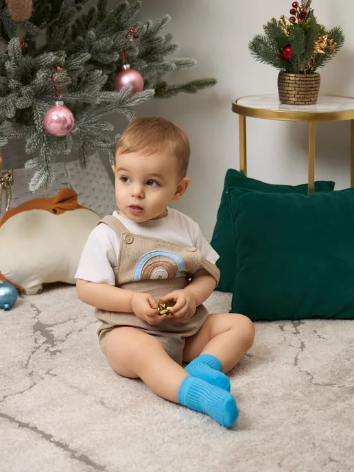 AlexTextile Махровые носки для новорожденных, голубой, фото 6