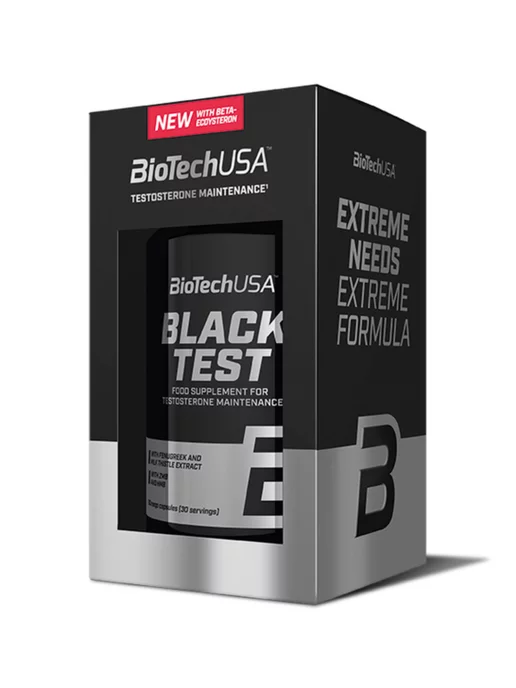 BioTechUSA Бустер тестостерона Black Test Biotech 90 капсул