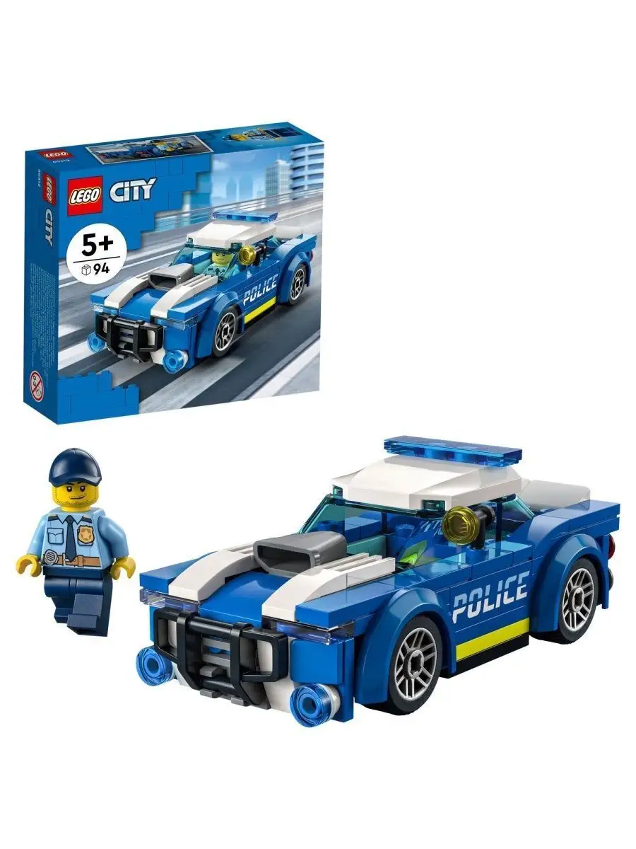 Конструктор LEGO City Полицейская Патрульная Машина 60312 LEGO 97990133  купить за 1 557 ₽ в интернет-магазине Wildberries