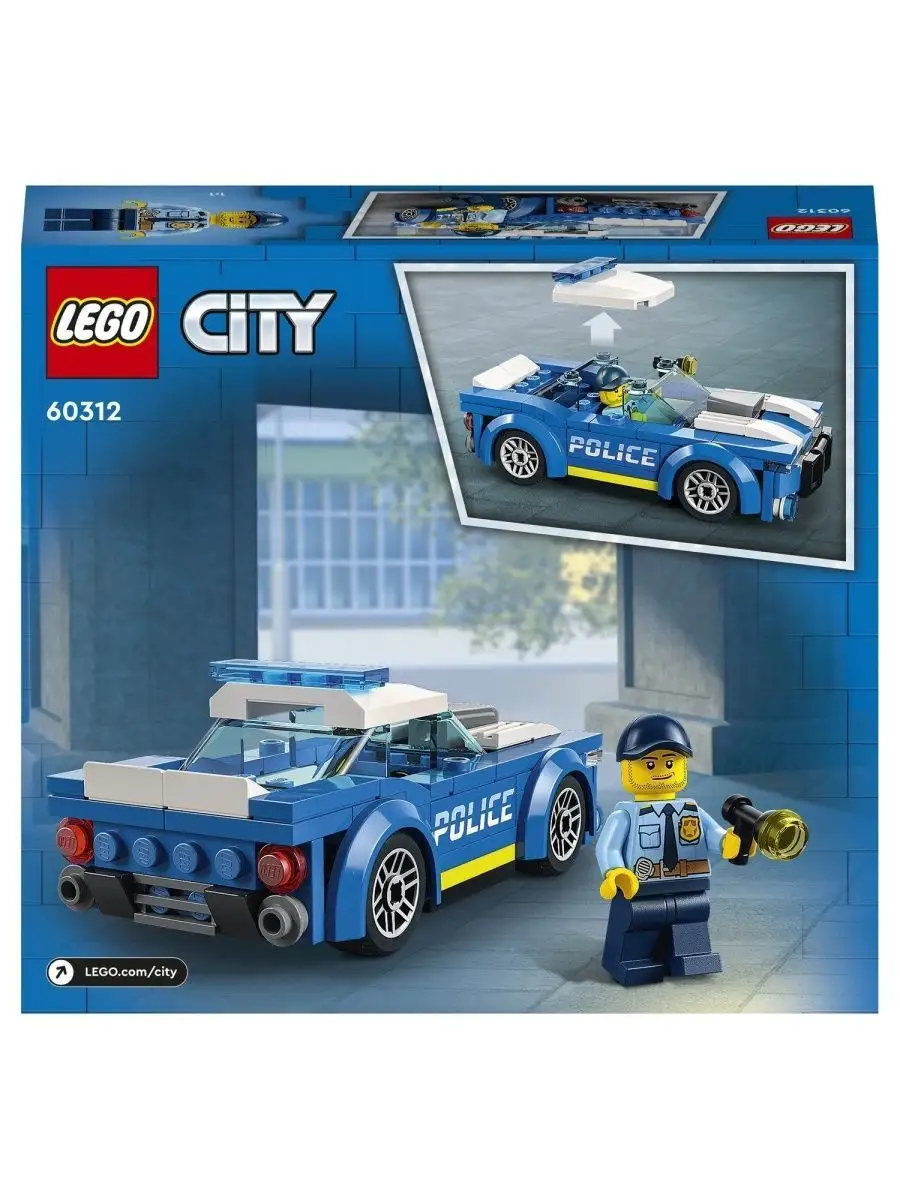 Конструктор LEGO City Полицейская Патрульная Машина 60312 LEGO 97990133  купить за 1 557 ₽ в интернет-магазине Wildberries