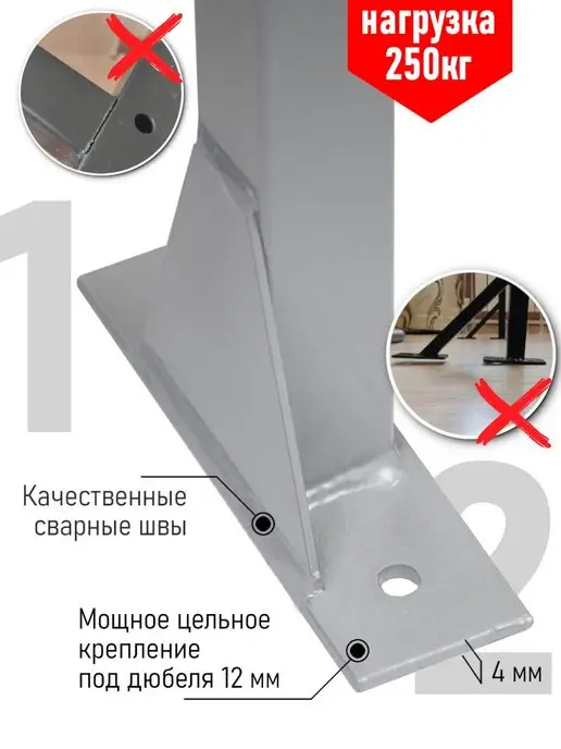 HOMEGYMS Турник потолочный с прямым хватом, серый, фото 2