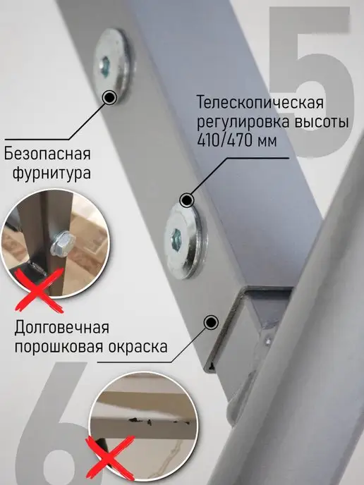 HOMEGYMS Турник потолочный с прямым хватом, серый, фото 4