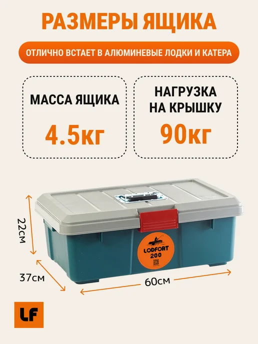 LODFORT Ящик рыболовный MOF 1B для блесен 200 шт, 200 шт, фото 2