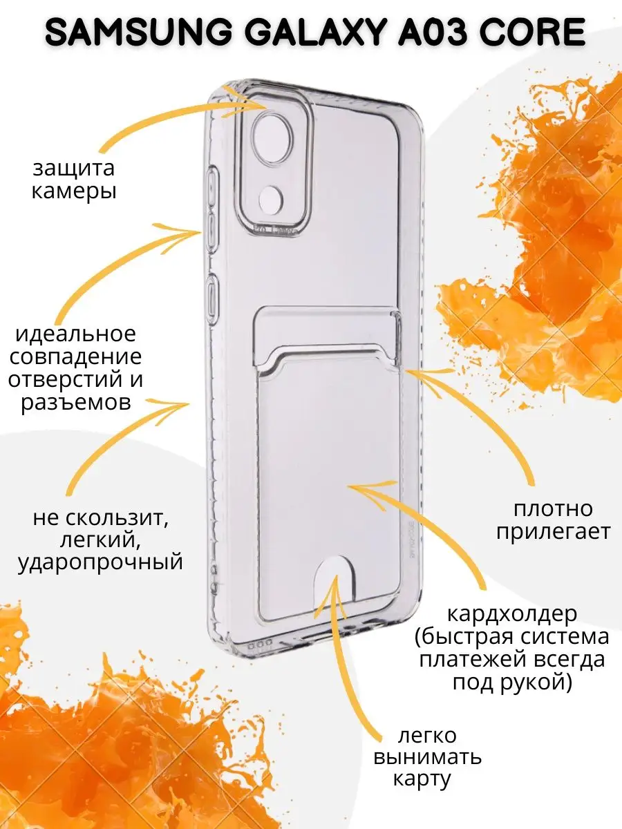 Чехол на Самсунг Галакси А03 Кор Y`Case 98086936 купить за 119 ₽ в  интернет-магазине Wildberries