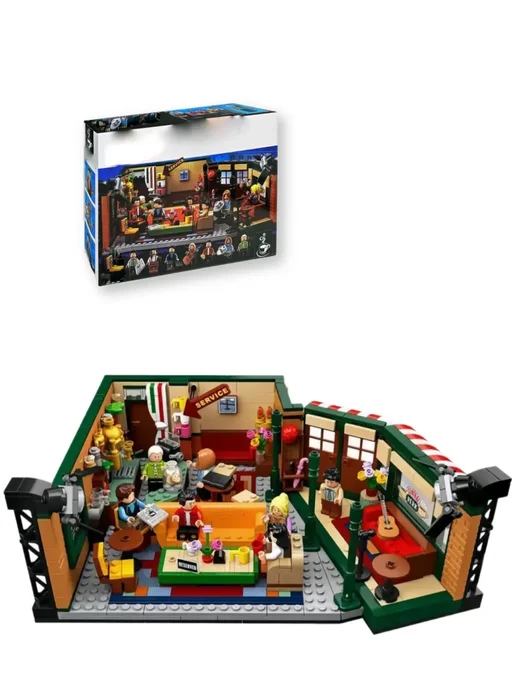 LEGO Конструктор Сериал Друзья Центральная кофейня, серый, фото 5