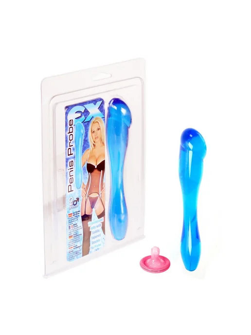 Seven Creations Фаллос гибкий синий Penis Probe, синий, фото 2