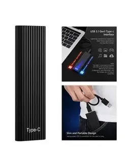 Внешний жесткий диск SSD 1Tb, Черный.Type-C Девабо1 98194325 купить за 1 165 ₽ в интернет-магазине Wildberries