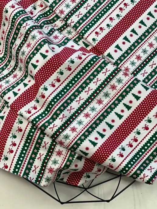 Tkanikzn Ткань хлопковый сатин для шитья и пэчворка, вариант, фото 7