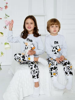 Пижама детская осенняя Ohana kids 98275098 купить за 473 ₽ в интернет-магазине Wildberries