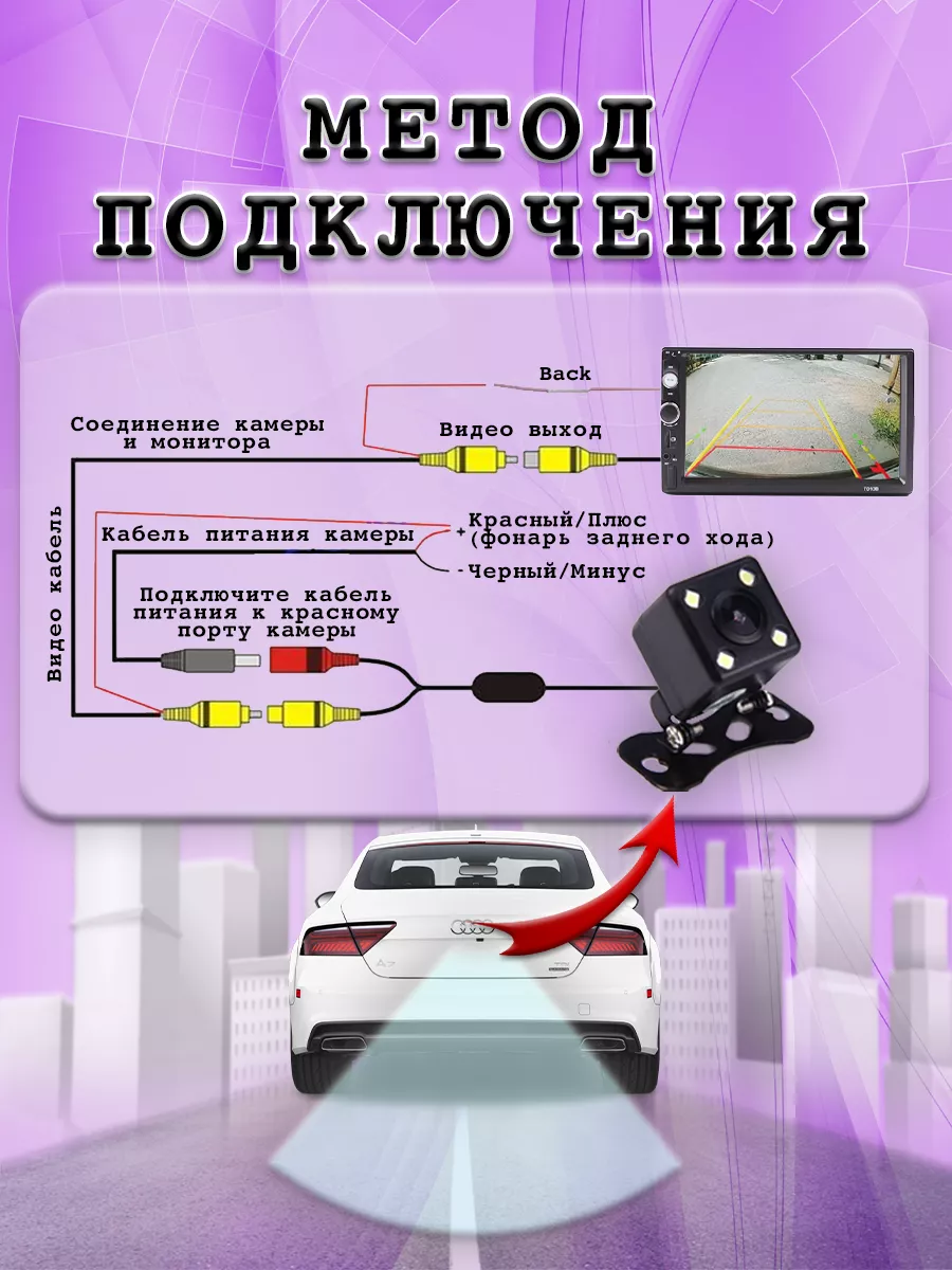 Автомагнитола 2din + Камера AAA09 98383443 купить за 2 510 ₽ в  интернет-магазине Wildberries