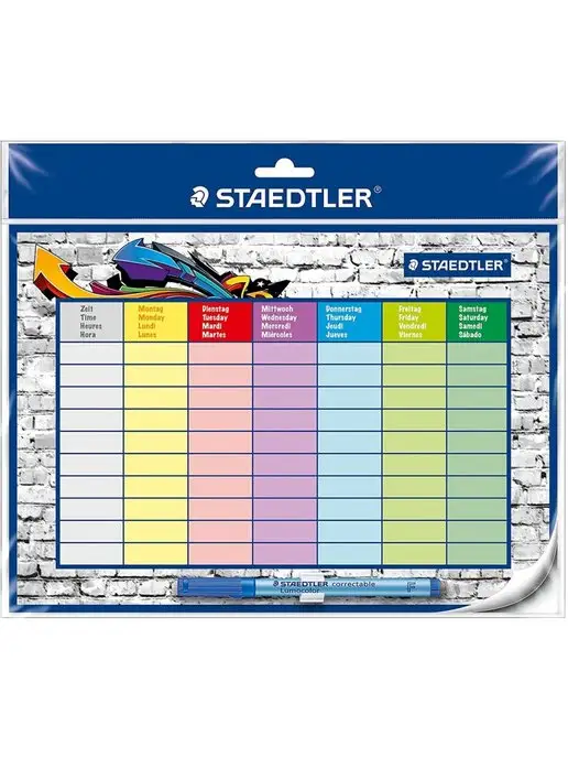 STAEDTLER Расписание Lumocolor Stundenplan