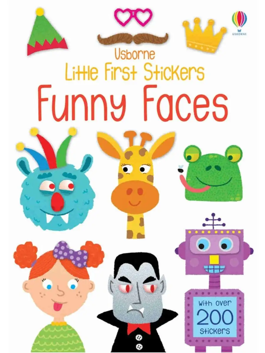 Детские наклейки Stickers Faces Usborne купить по цене 426 ₽ в  интернет-магазине Wildberries | 98430871