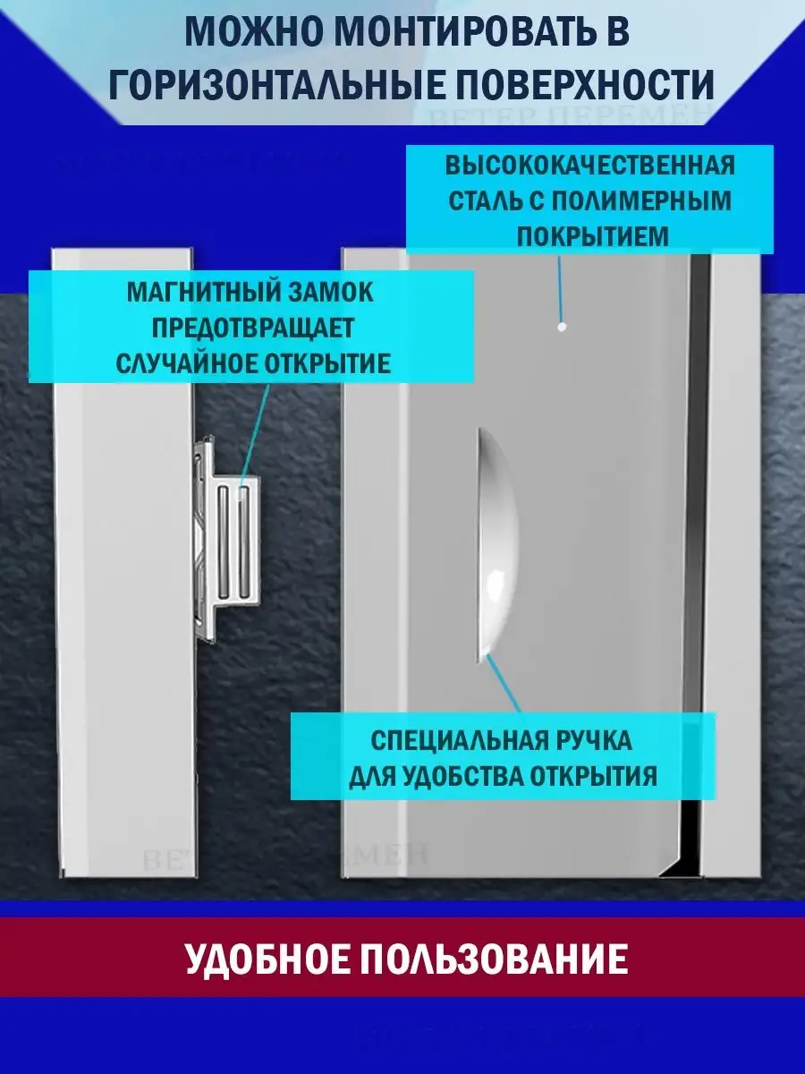 Люк ревизионный 250х500 мм дверца сантехнический Evecs 98503953 купить за 1  557 ₽ в интернет-магазине Wildberries