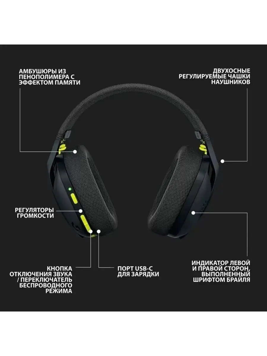Наушники Логитеч G435 Logitech купить в интернет-магазине Wildberries ...