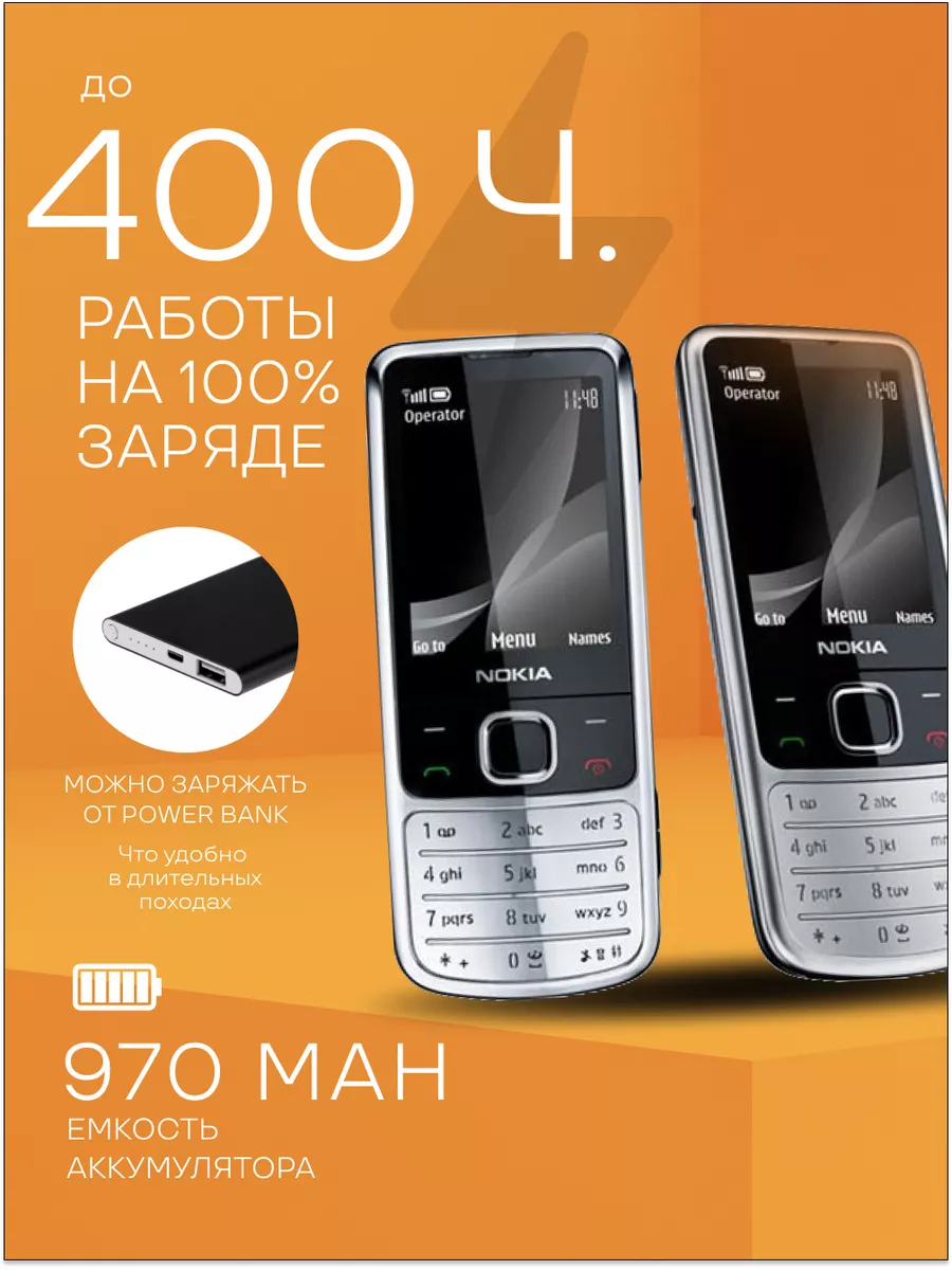 6700 Мобильный кнопочный телефон Nokia 98531951 купить за 8 084 ₽ в  интернет-магазине Wildberries