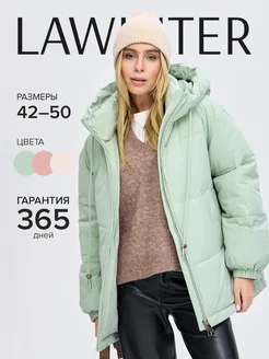 Куртка зимняя короткая пуховик оверсайз LaWinter 98754308 купить за 5 913 ₽ в интернет-магазине Wildberries