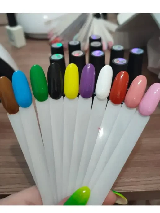CosmeticBeauty Набор гель лаков для ногтей, голубой, фото 4