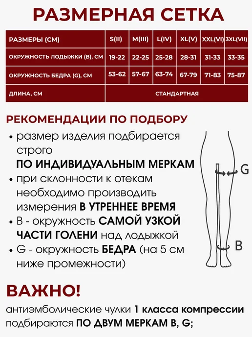 Varinorm Компрессионные чулки 1 класса на широкое бедро, белый, фото 3