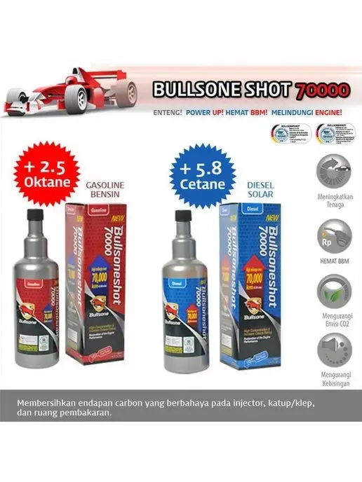 BULLSONE В дизель."BULLSONESHOT 70000" 500мл, 500 мл, фото 2