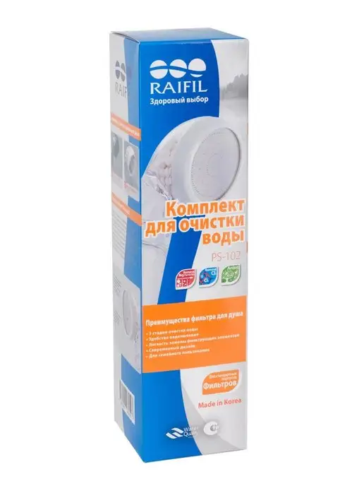 Raifil Фильтр (лейка) для душа PS-102, белый, фото 2