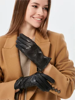 Перчатки кожаные осенние Gloves 99058766 купить за 826 ₽ в интернет-магазине Wildberries