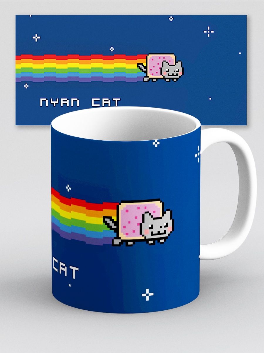 Кружка Нян кэт Nyan Cat Дари! 99111997 купить за 440 ₽ в интернет-магазине  Wildberries